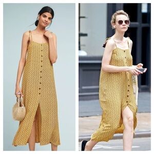 Faithfull the Brand / Arrieta slip dress Raquel Floral Print midi tassel Midi S